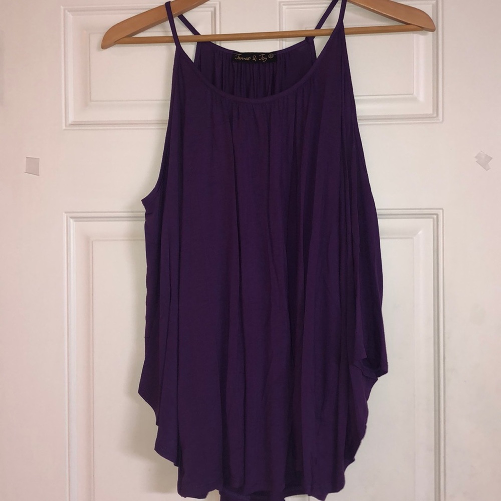 Purple tank